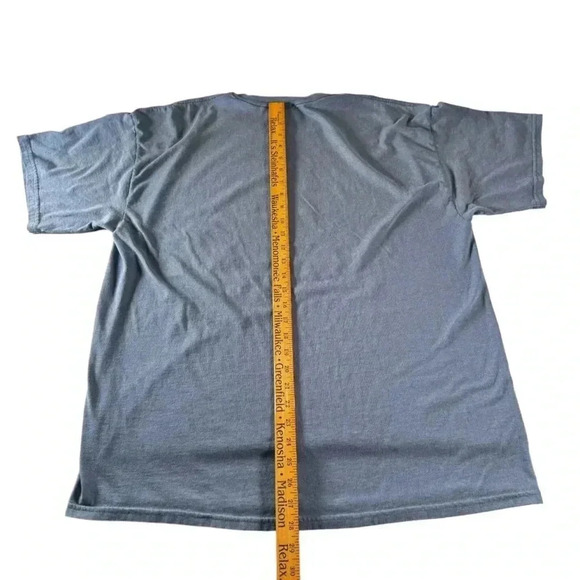 Milwaukee Brewers Mens T Shirt Size XL Top Short Sleeve Baseball MLB Blue - Picture 5 of 9